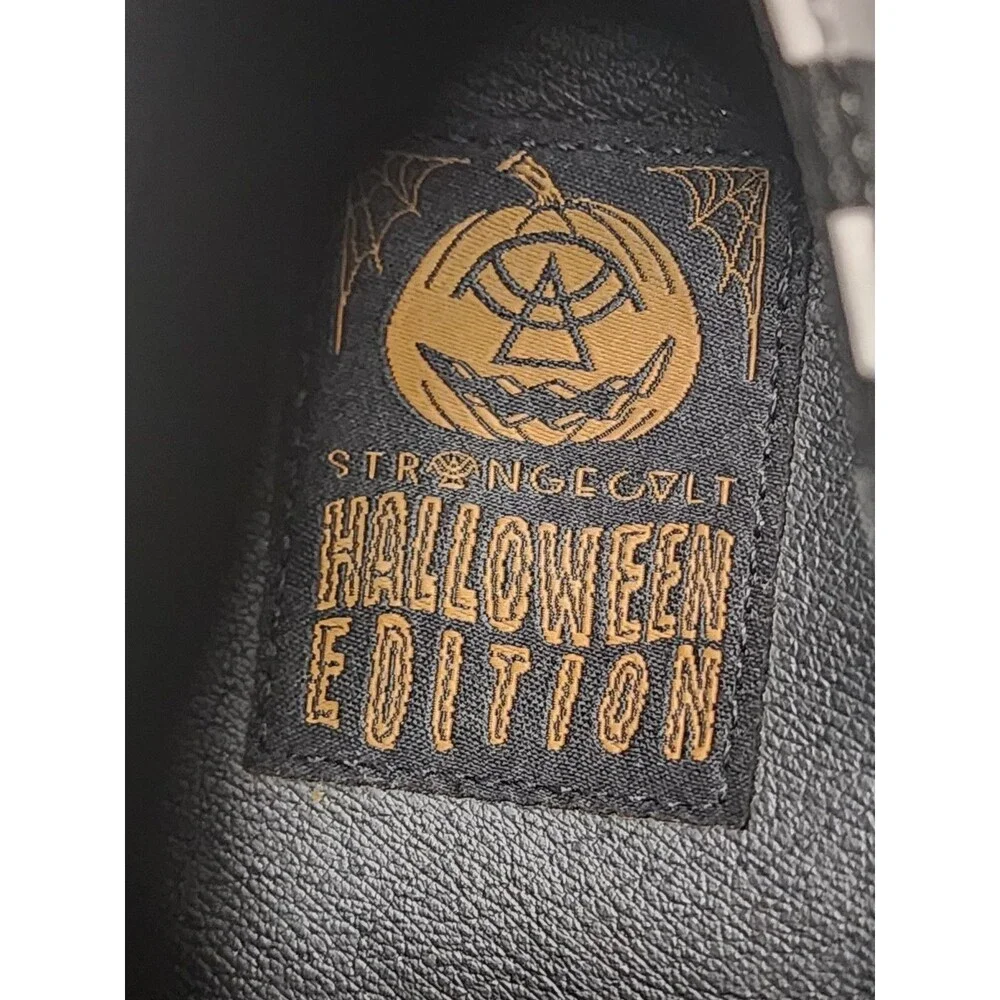 Strange Cvlt Krypt Scary Jack Striped Platforms Size 11 Halloween